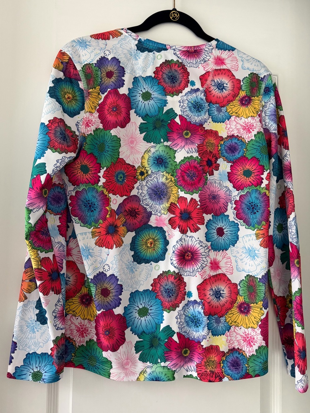Reel Legends Keep It Cool Floral UPF Sun Shirt Long Sleeve Top Size Large Beach - Picture 3 of 4